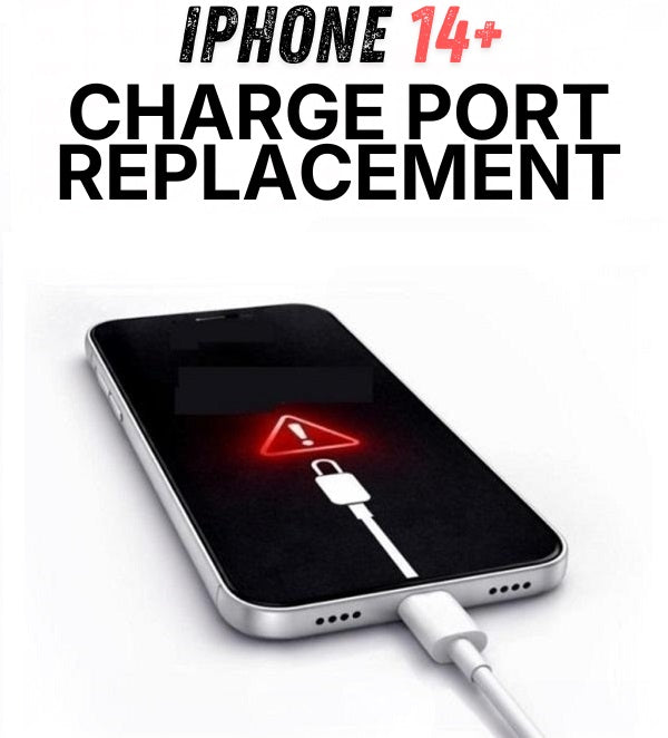 iPhone 14+ Charge Port Replacement – Send In Repair Service