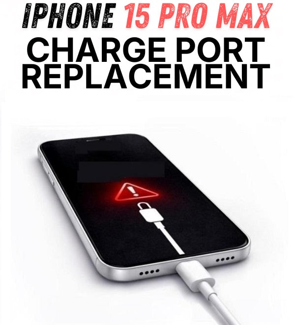 iPhone 15 Pro Max Charge Port Replacement – Send In Repair Service