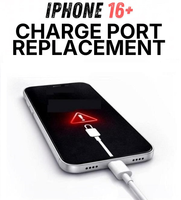 iPhone 16+ Charge Port Replacement – Send In Repair Service