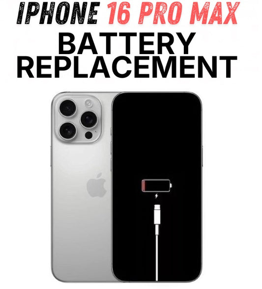 iPhone 16 Pro Max Battery Replacement – Send In Repair Service
