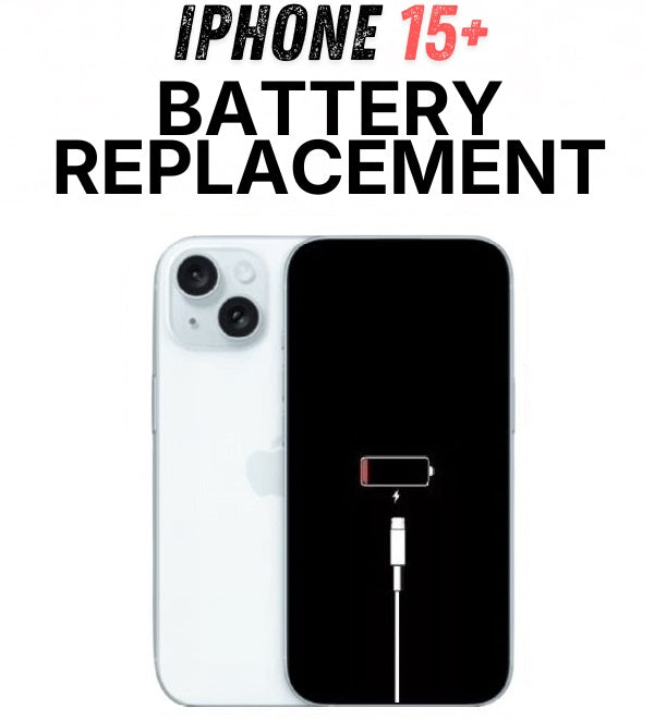 iPhone 15 Plus Battery Replacement – Send-In Repair Service